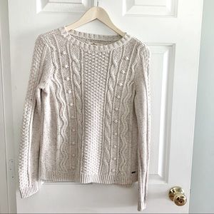 Hollister | Funfetti Cable Knit Sweater | S